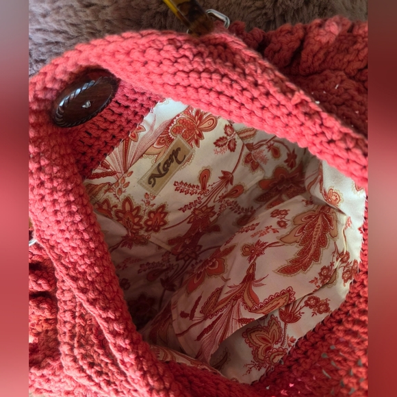 Vintage Mauve Crochet Bag - Picture 5 of 5